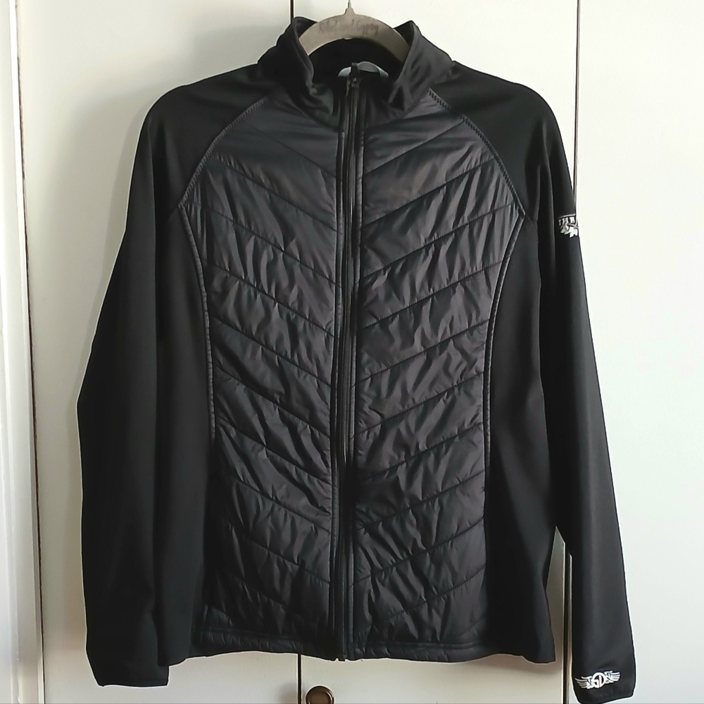 Straight Down Womens Nova Jacket Puffer Quilted Full Zip Golf Coat Size L
